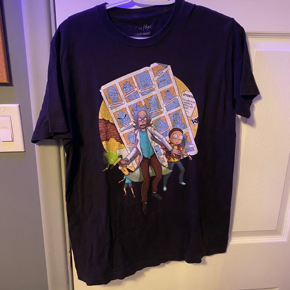 Rick and Morty Adult swim tee shirt